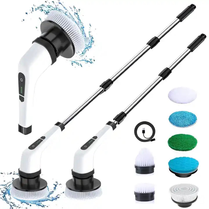 Wireless Electric Cleaning Brush Bathroom Window Kitchen Automotive Multifunctional Household Rotating Cleaning Machine